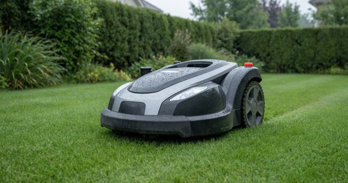 Robot Mowers in Wet Grass and Rainy Climates (2026): What Actually Holds Up