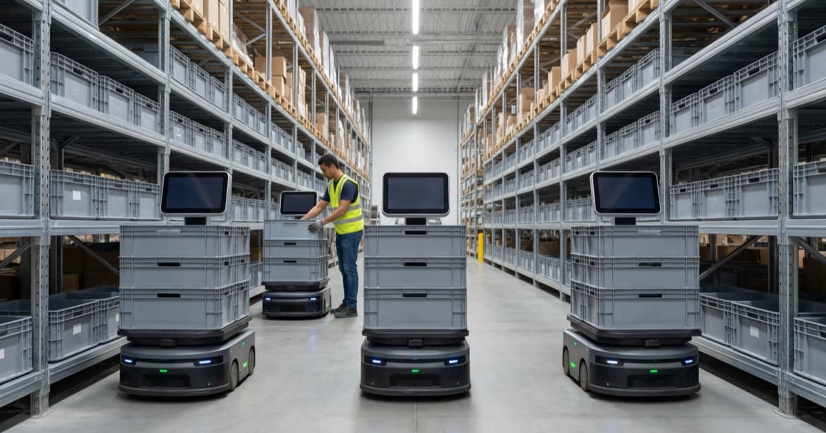 Warehouse AMR Fleet Economics: The Robots-Per-Worker Breakeven, Calculated