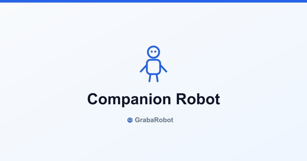 Best Companion Robots 2026: Elderly Care, Social Robots, and AI Pet Comparison