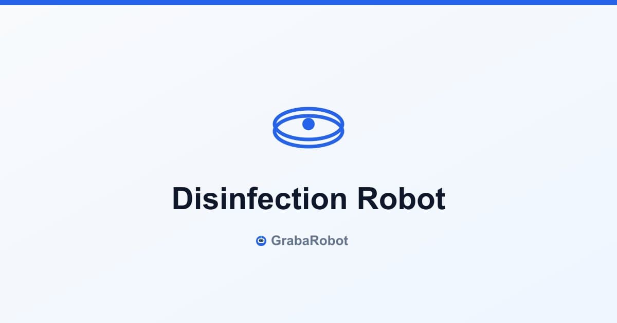 Disinfection Robot Price: UV & Spray Models for Healthcare 2026