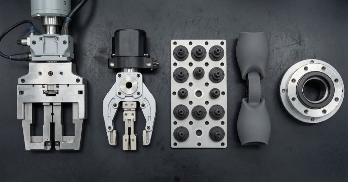 OnRobot vs Robotiq vs SCHUNK vs Soft Robotics: End-of-Arm Tooling Compared on One Dealer's Shelf